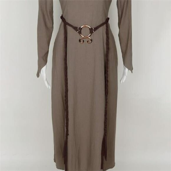 LVOW Viking Troll Cross Rope Belt Norse Witch Costume Pagan Medieval Accessory - Picture 3 of 8